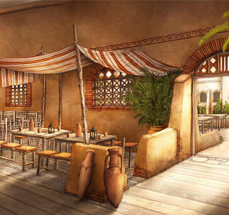 🏜️ Restaurant 2 : une ambiance plus intimiste