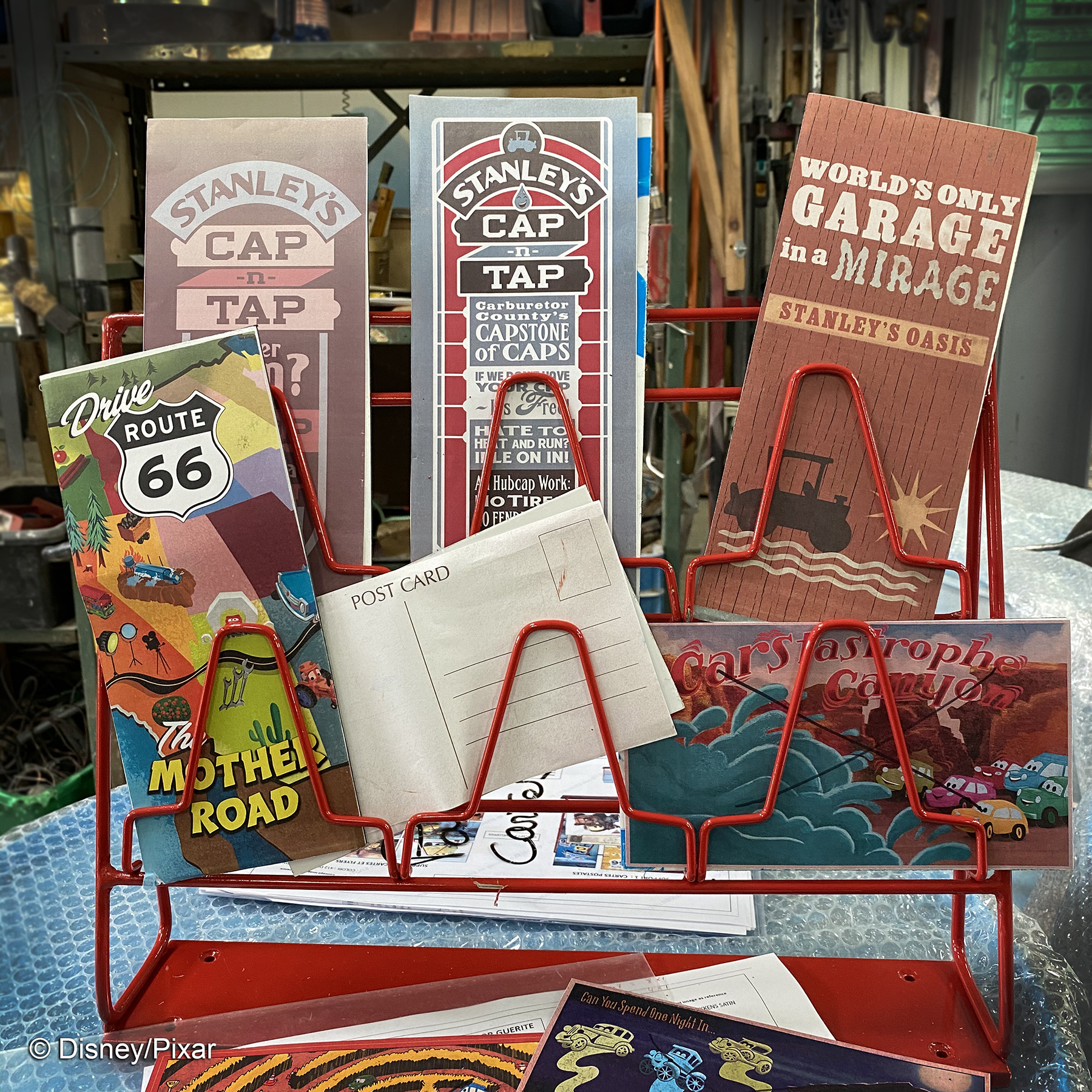 Cars postard maps prototypes