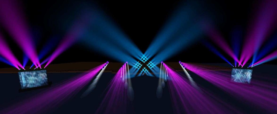 Prévisualisation informatique de calibrage des lumières © Disney