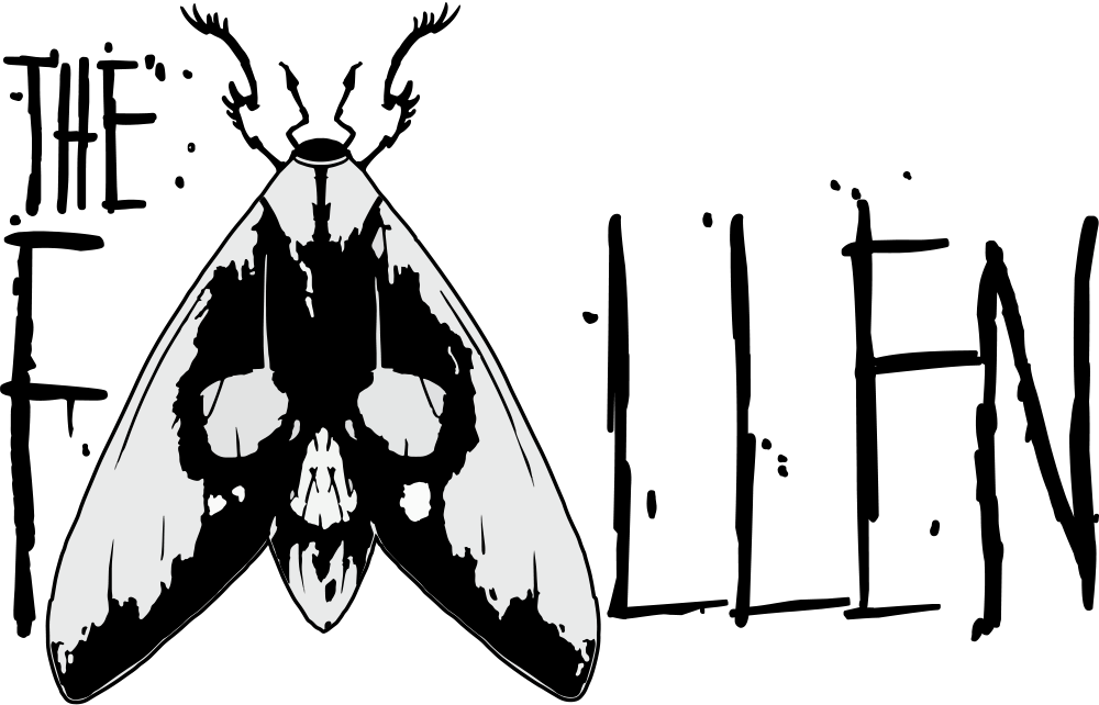 The Fallen Logo Final Name Black BG V17