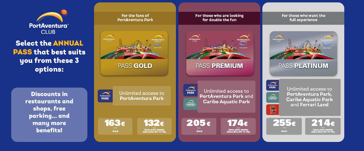 offre port aventura Luxe Club Benefits Platinum Pass